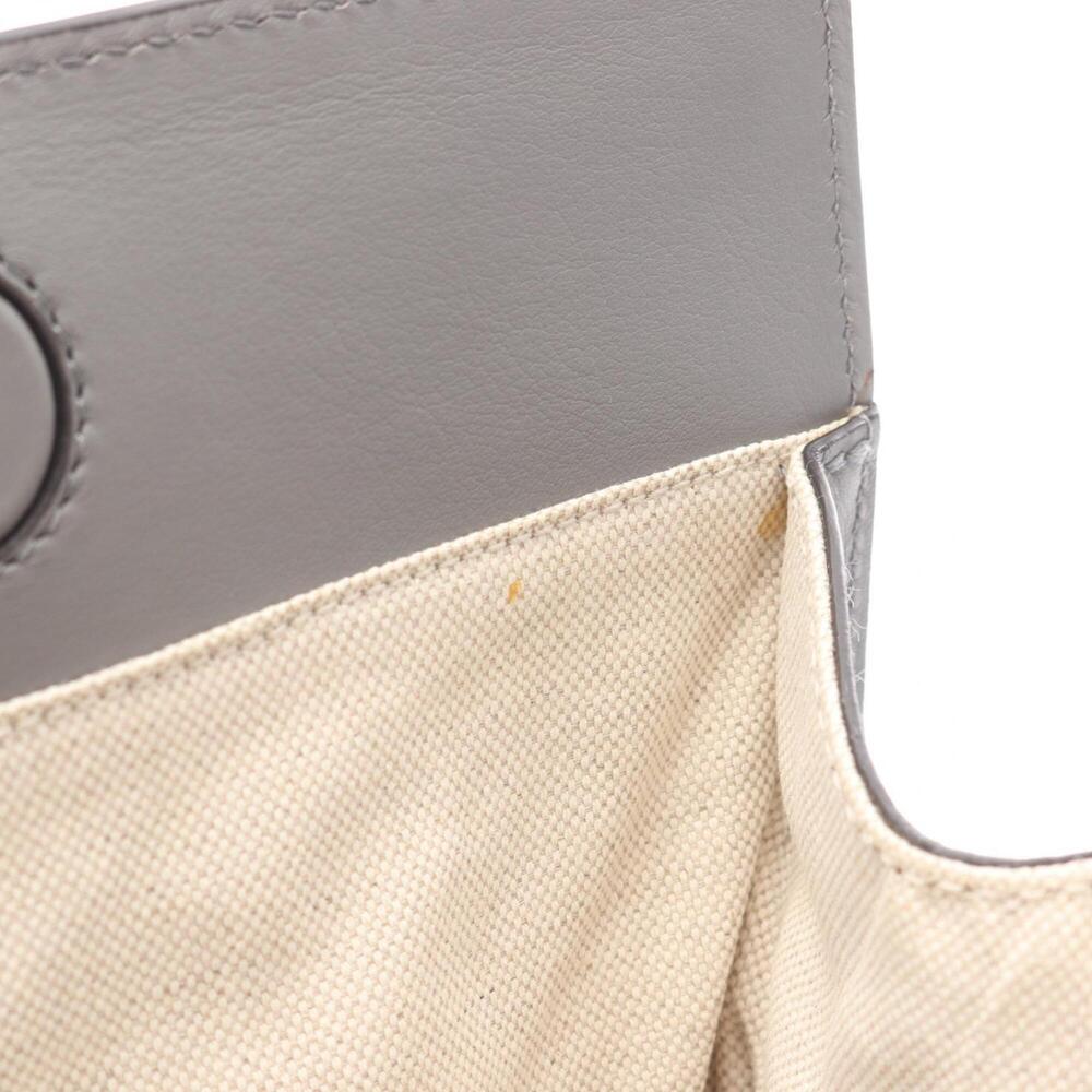 GUCCI Authentic Gray Leather Tote Bag - Picture 5 of 9